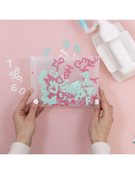 Set de 10 Troqueles Números Craftelier 2 cm para Scrapbooking