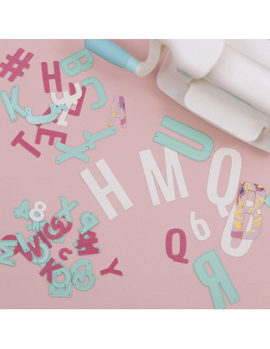 Set de 10 Troqueles Números Craftelier 2 cm para Scrapbooking