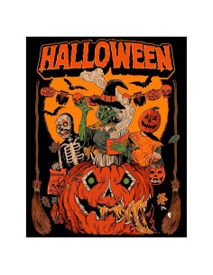 Pintura por Números XACKCME Halloween 40.6x50.8 cm DIY