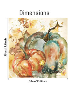 Kit de Pintar por Números Clendo MT11360 Otoño 35.56x35.56cm 2