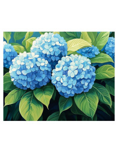 Kit de Pintura por Números Natuyalo Acrílico 40.64x50.8cm Flores