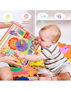 Calendario de Madera Montessori para Niños 4 Años - Reloj Educativo 2