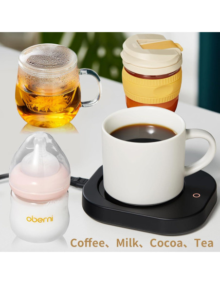 Calentador de Tazas DOPUDO Negro con Apagado Automático 4h