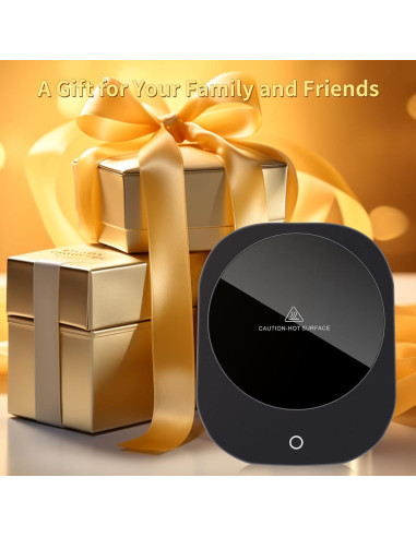 Calentador de Tazas DOPUDO Negro con Apagado Automático 4h