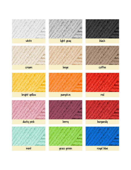 Kit de Crochet Hearth & Harbor para Principiantes - 15 Ovillos y 21 Ganchos