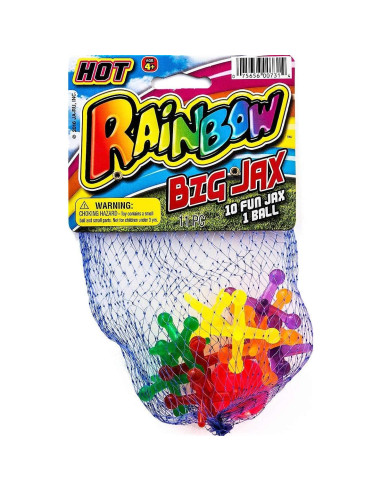 Conjunto de Juguetes Big Jacks JA-RU - 10 Jacks y 1 Bola
