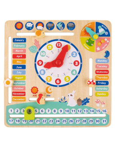 Calendario Diario Educativo de Madera TOOKYLAND 29.5x29.5 cm