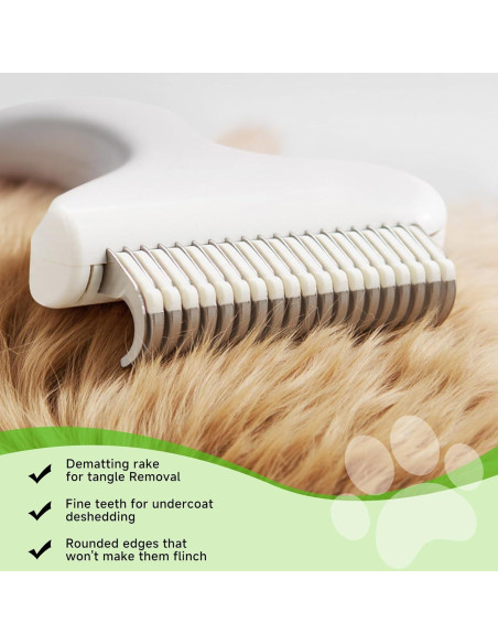 Cepillo Deshedding VVWVVW para Perros y Gatos - Pelo Largo Cepillo Deshedding VVWVVW para Perros y Gatos - Pelo Largo