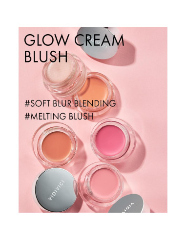 Rubor Crema Brillante Vidivici 04 Leche de Peonía 6g