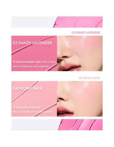 Rubor Crema Brillante Vidivici 04 Leche de Peonía 6g