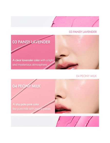 Rubor Crema Brillante Vidivici 04 Leche de Peonía 6g