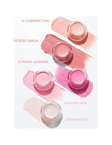 Rubor Crema Brillante Vidivici 04 Leche de Peonía 6g