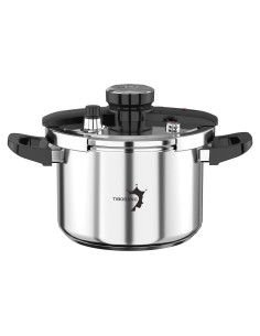 Olla de Presión TIBORANG 6.3 QT Acero Inoxidable para Estufas