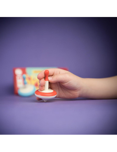 Trompos de Madera Shumee Set de 3 para Niños 2-6 Años