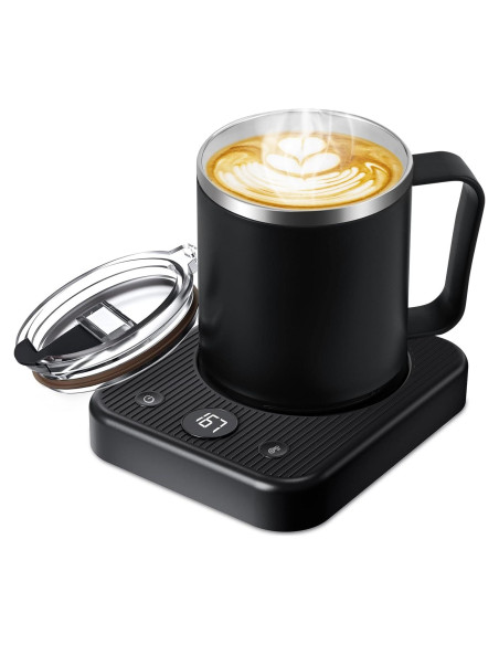 Juego de Taza Calentadora Waipfaru 16oz con Control Térmico