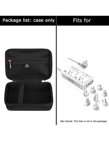 Funda Dura para Adaptador de Viaje BESTEK 220V a 110V