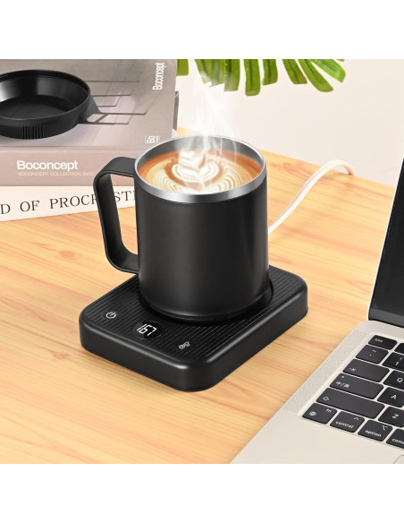 Juego de Taza Calentadora Waipfaru 16oz con Control Térmico
