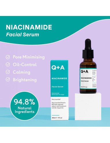 Suero de Niacinamida Q+A 30ml - Cuidado Facial Hidratante