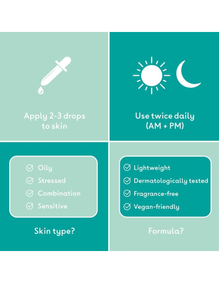 Suero de Niacinamida Q+A 30ml - Cuidado Facial Hidratante