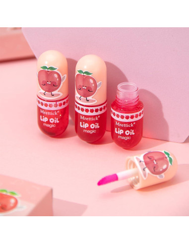 Set de 3 Brillos Labiales Hidratantes Mrettick - Larga Duración