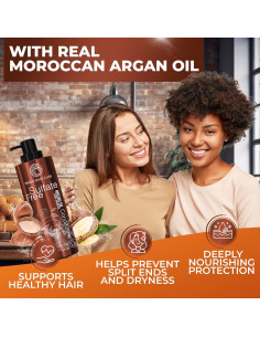 Acondicionador de Aceite de Argán Marroquí Bingo Hair Care 450g - Antifrizz y Libre de Sulfatos 2