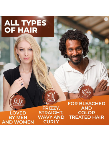 Acondicionador de Aceite de Argán Marroquí Bingo Hair Care 450g - Antifrizz y Libre de Sulfatos