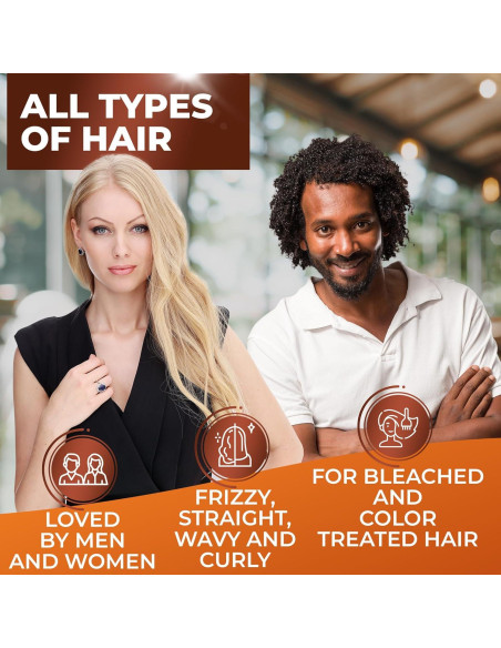 Acondicionador de Aceite de Argán Marroquí Bingo Hair Care 450g - Antifrizz y Libre de Sulfatos