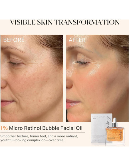 Aceite Facial de Retinol 1% Depology 30 ml - Antienvejecimiento