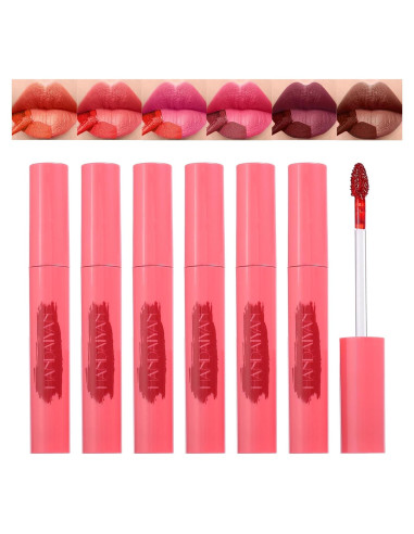 Delineador de Labios Peel Off Mrettick 6PCS Larga Duración