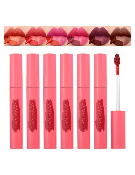 Delineador de Labios Peel Off Mrettick 6PCS Larga Duración