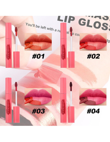 Delineador de Labios Peel Off Mrettick 6PCS Larga Duración