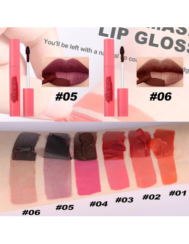 Delineador de Labios Peel Off Mrettick 6PCS Larga Duración