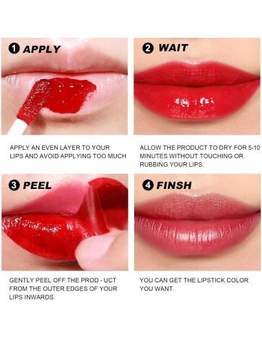 Tinte de Labios Mate Peel Off 3 Colores Bonnie Choice