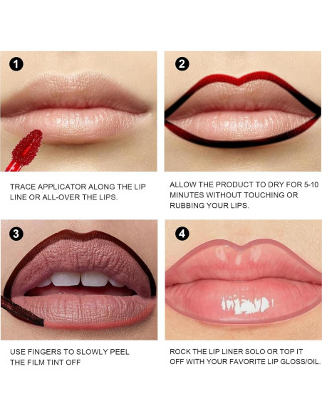 Tinte de Labios Mate Peel Off 3 Colores Bonnie Choice Tinte de Labios Mate Peel Off 3 Colores Bonnie Choice