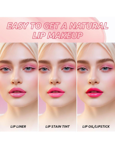 Set de Tinte de Labios Peel Off DAGEDA 6 Colores Mate