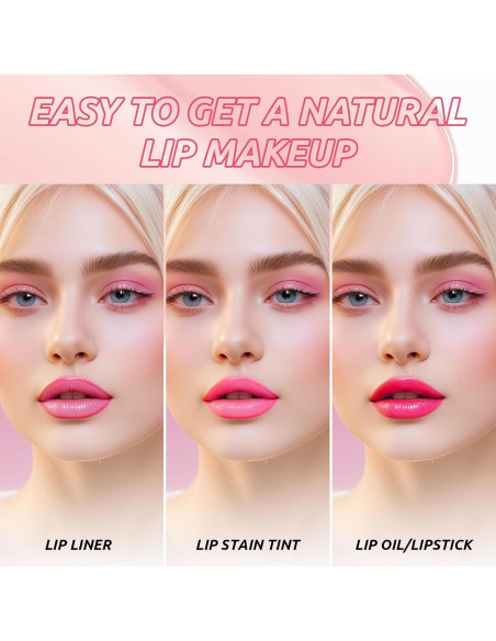 Set de Tinte de Labios Peel Off DAGEDA 6 Colores Mate