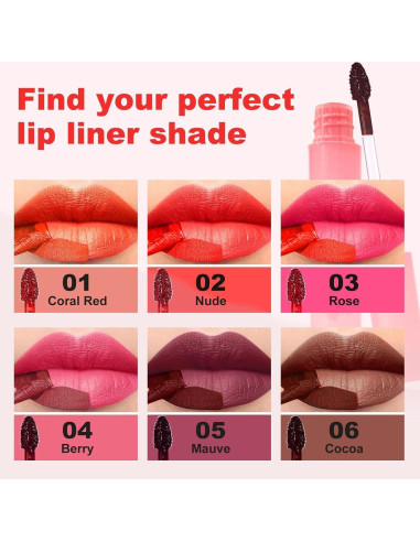 Tinte de Labios Peel Off Ursoulney Rosa 17.8g Larga Duración