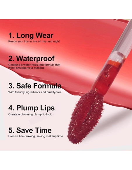 Tinte de Labios Peel Off Ursoulney Rosa 17.8g Larga Duración