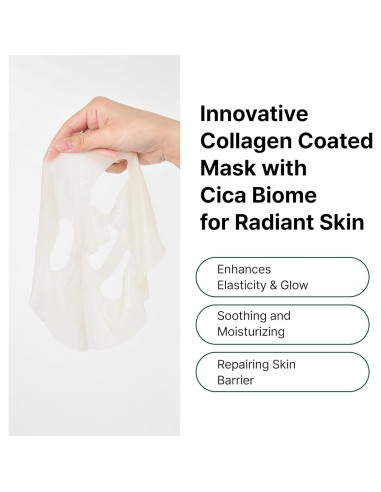 Mascarilla de Colágeno Vegana Dr. Bio - 5 Unidades, Hidratante y Antienvejecimiento