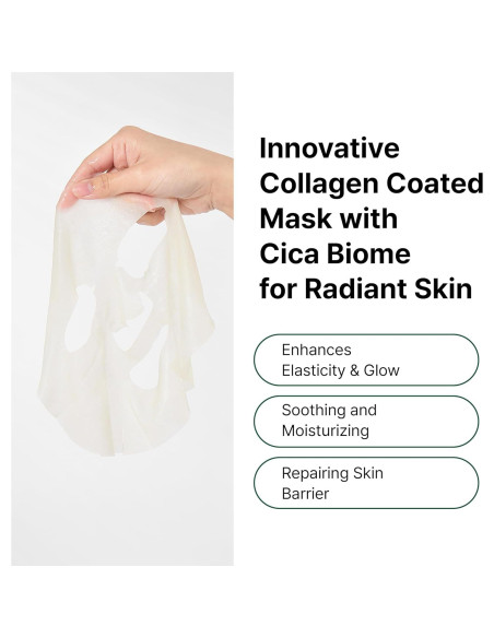 Mascarilla de Colágeno Vegana Dr. Bio - 5 Unidades, Hidratante y Antienvejecimiento