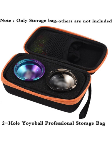 Bolsa de Almacenamiento Lixada para 2 Yoyos, EVA, 16x10x7cm