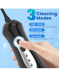 Irrigador Dental Portátil WellLeo C103 Recargable IPX7 5 Puntas 2