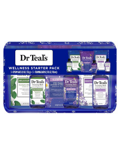 Conjunto de regalo de sal de Epsom Dr Teal's 6 piezas