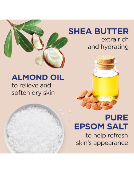 Baño Espumoso Dr Teal con Sal de Epsom y Manteca de Karité 1008 ml