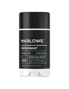 Desodorante en Barra MARLOWE. 70.87 g - Sin Aluminio, Aroma Madera de Cedro