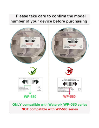 Cargador WUKUR para Irrigador Waterpik WP-580 2.0 90g