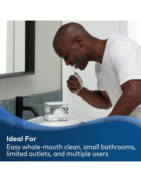 Hilo Dental Inalámbrico Waterpik ION con Puntas para Dentaduras