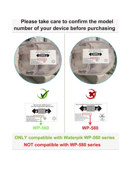 Cargador Magnético VHBW para Irrigador Dental Waterpik WP-560, 1.8m