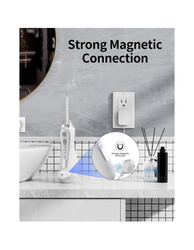 Cargador Magnético VHBW para Irrigador Dental Waterpik WP-560, 1.8m