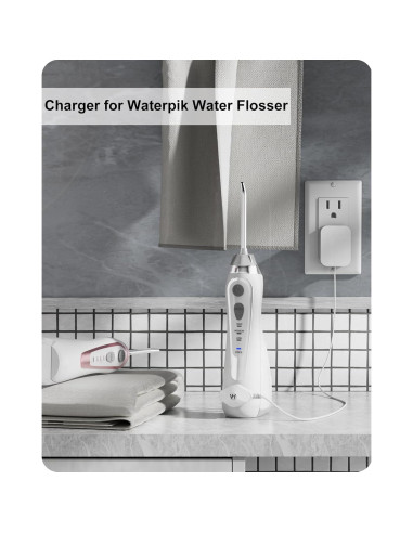 Cargador Magnético VHBW para Irrigador Dental Waterpik WP-560, 1.8m